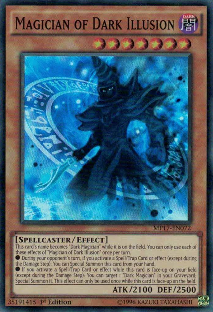 Magician of Dark Illusion [MP17-EN072] Super Rare | Jomio and Rueliete's Cards and Comics