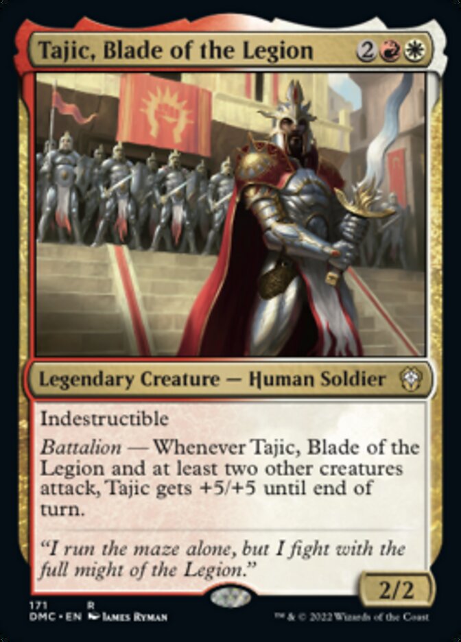 Tajic, Blade of the Legion [Dominaria United Commander] | Jomio and Rueliete's Cards and Comics