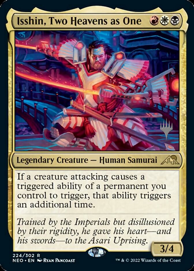 Isshin, Two Heavens as One (Promo Pack) [Kamigawa: Neon Dynasty Promos] | Jomio and Rueliete's Cards and Comics