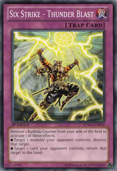 Six Strike - Thunder Blast [SDWA-EN039] Common | Jomio and Rueliete's Cards and Comics