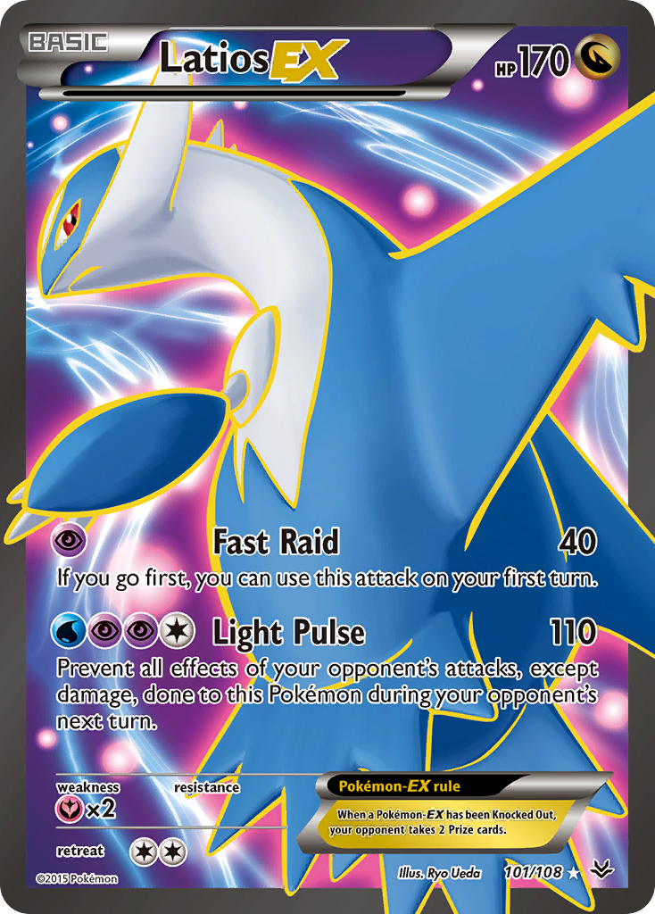 Latios EX (101/108) [XY: Roaring Skies] | Jomio and Rueliete's Cards and Comics