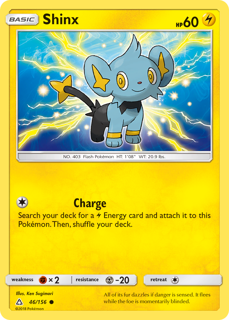 Shinx (46/156) [Sun & Moon: Ultra Prism] | Jomio and Rueliete's Cards and Comics