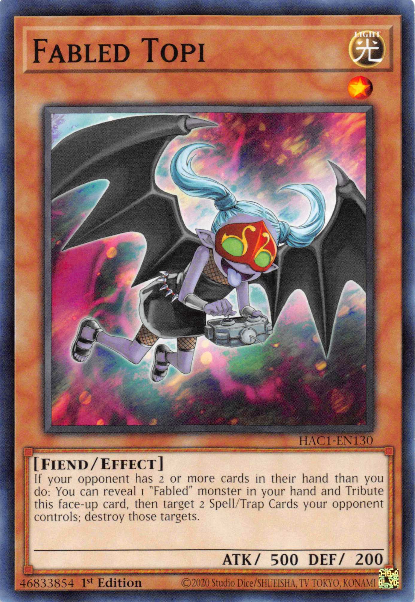 Fabled Topi [HAC1-EN130] Common | Jomio and Rueliete's Cards and Comics