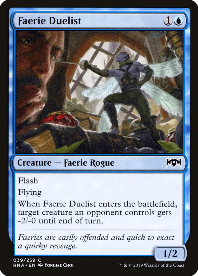 Faerie Duelist [Ravnica Allegiance] | Jomio and Rueliete's Cards and Comics