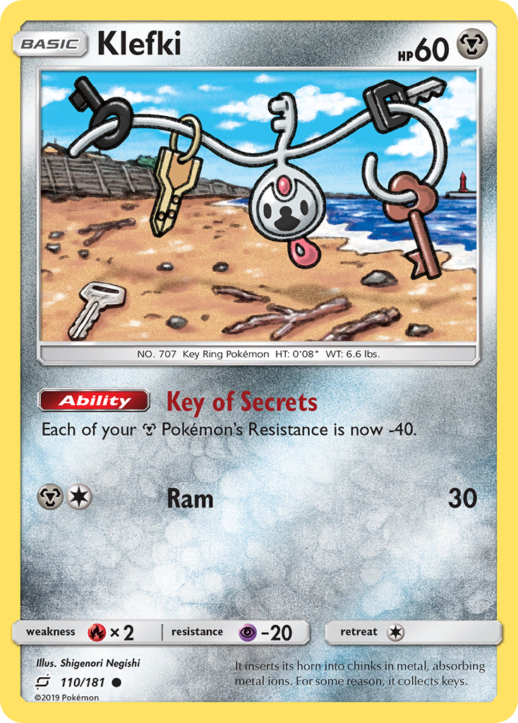 Klefki (110/181) [Sun & Moon: Team Up] | Jomio and Rueliete's Cards and Comics
