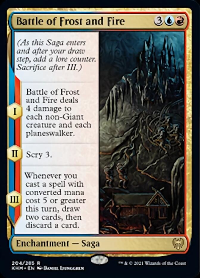 Battle of Frost and Fire [Kaldheim] | Jomio and Rueliete's Cards and Comics