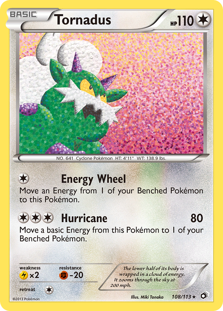 Tornadus (108/113) [Black & White: Legendary Treasures] | Jomio and Rueliete's Cards and Comics