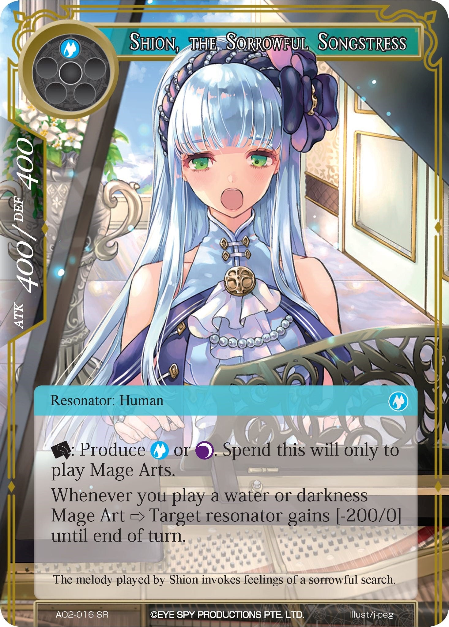 Shion, the Sorrowful Songstress (AO2-016) [Alice Origin II] | Jomio and Rueliete's Cards and Comics