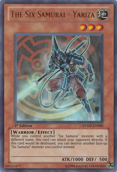 The Six Samurai - Yariza [RYMP-EN090] Ultra Rare | Jomio and Rueliete's Cards and Comics