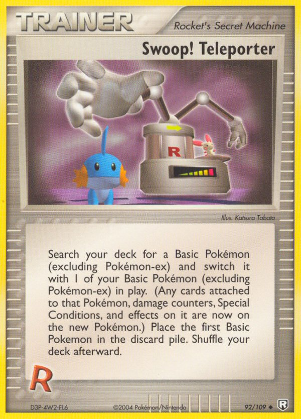 Swoop! Teleporter (92/109) [EX: Team Rocket Returns] | Jomio and Rueliete's Cards and Comics