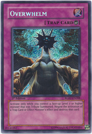 Overwhelm [RGBT-EN088] Secret Rare | Jomio and Rueliete's Cards and Comics