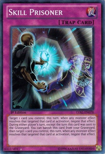 Skill Prisoner [LVAL-EN078] Super Rare | Jomio and Rueliete's Cards and Comics