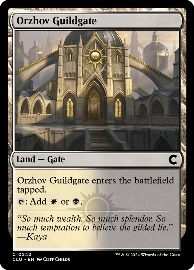 Orzhov Guildgate [Ravnica: Clue Edition] | Jomio and Rueliete's Cards and Comics
