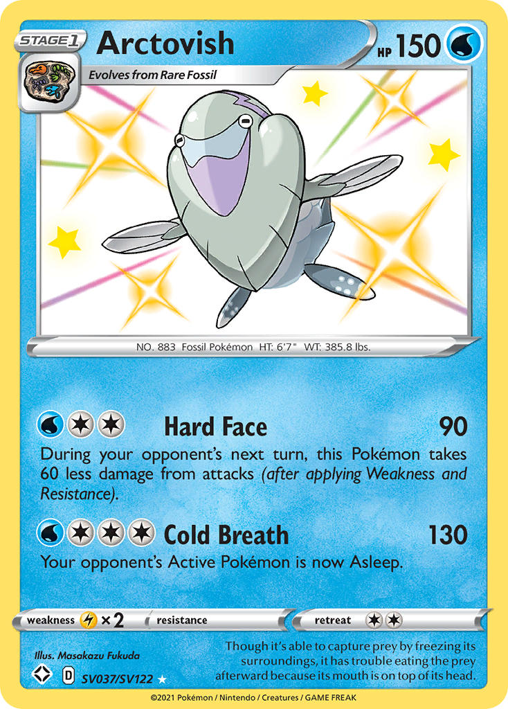 Arctovish (SV037/SV122) [Sword & Shield: Shining Fates] | Jomio and Rueliete's Cards and Comics