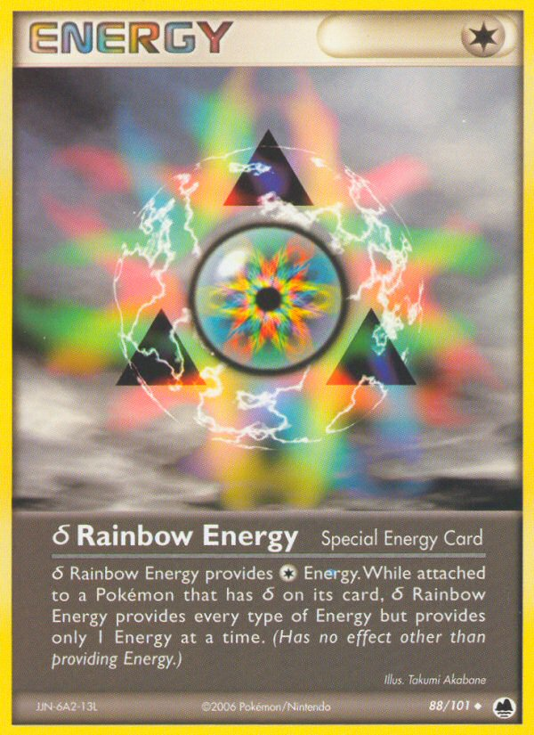 Rainbow Energy (88/101) (Delta Species) [EX: Dragon Frontiers] | Jomio and Rueliete's Cards and Comics