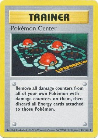 Pokemon Center (85/102) [Base Set Shadowless Unlimited] | Jomio and Rueliete's Cards and Comics
