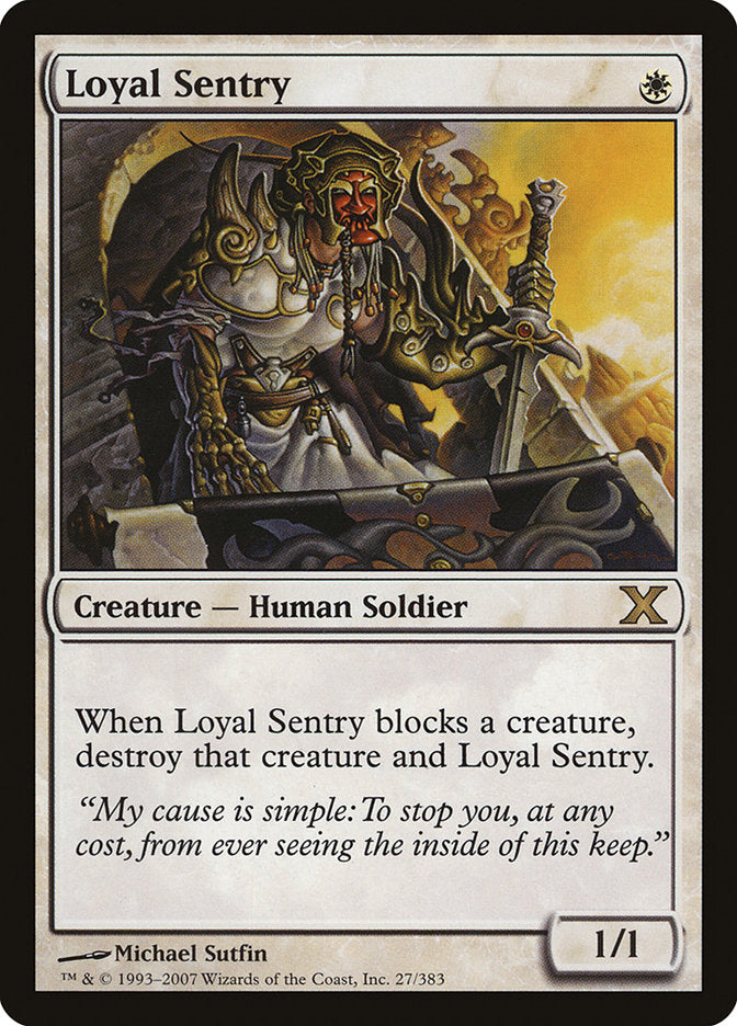 Loyal Sentry [Tenth Edition] | Jomio and Rueliete's Cards and Comics