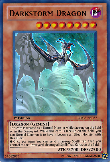 Darkstorm Dragon [ORCS-EN037] Super Rare | Jomio and Rueliete's Cards and Comics