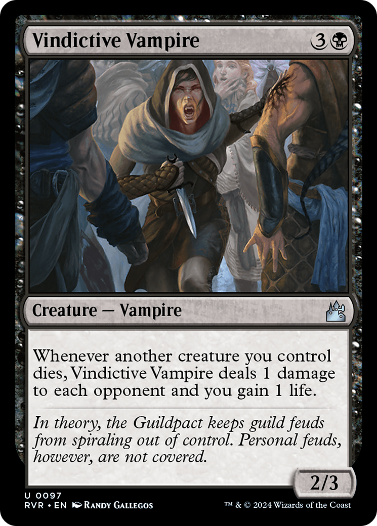 Vindictive Vampire [Ravnica Remastered] | Jomio and Rueliete's Cards and Comics