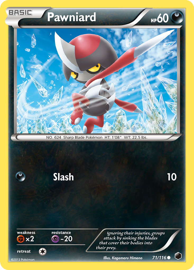 Pawniard (71/116) [Black & White: Plasma Freeze] | Jomio and Rueliete's Cards and Comics
