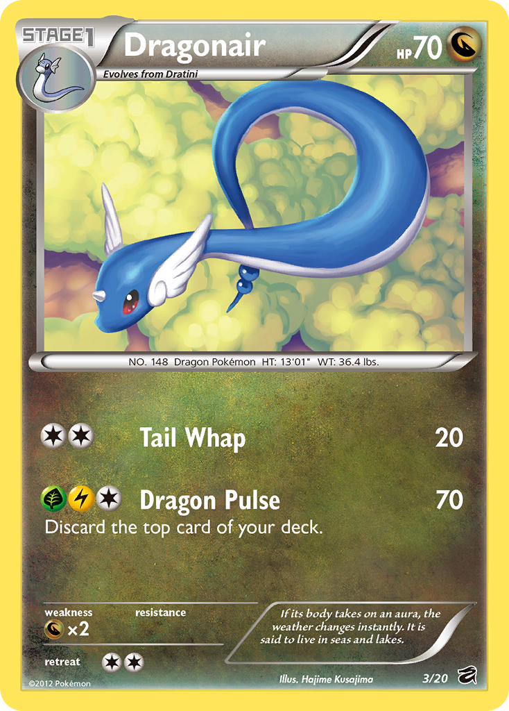 Dragonair (3/20) [Black & White: Dragon Vault] | Jomio and Rueliete's Cards and Comics
