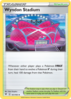 Wyndon Stadium (161/185) [Sword & Shield: Vivid Voltage] | Jomio and Rueliete's Cards and Comics
