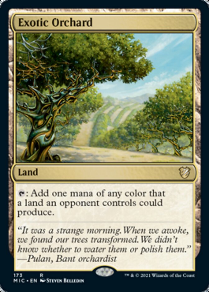 Exotic Orchard [Innistrad: Midnight Hunt Commander] | Jomio and Rueliete's Cards and Comics