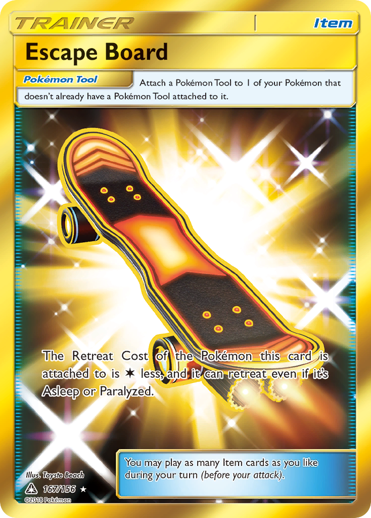 Escape Board (167/156) [Sun & Moon: Ultra Prism] | Jomio and Rueliete's Cards and Comics