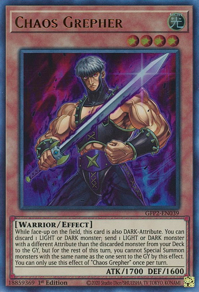 Chaos Grepher [GFP2-EN039] Ultra Rare | Jomio and Rueliete's Cards and Comics