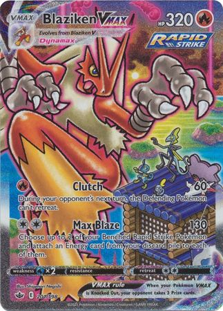 Blaziken VMAX (201/198) [Sword & Shield: Chilling Reign] | Jomio and Rueliete's Cards and Comics