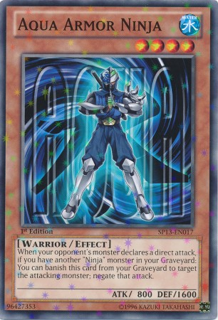Aqua Armor Ninja [SP13-EN017] Starfoil Rare | Jomio and Rueliete's Cards and Comics