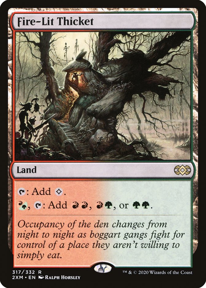 Fire-Lit Thicket [Double Masters] | Jomio and Rueliete's Cards and Comics