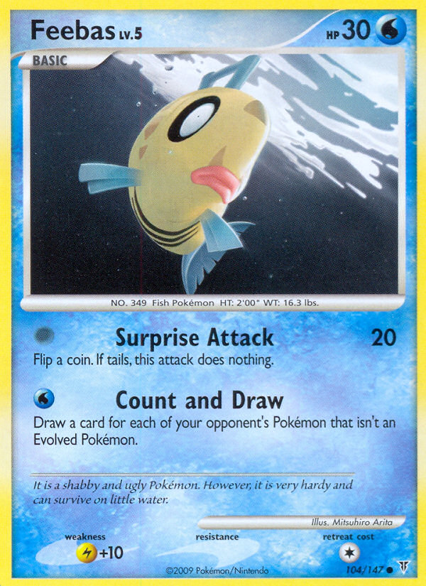 Feebas (104/147) [Platinum: Supreme Victors] | Jomio and Rueliete's Cards and Comics