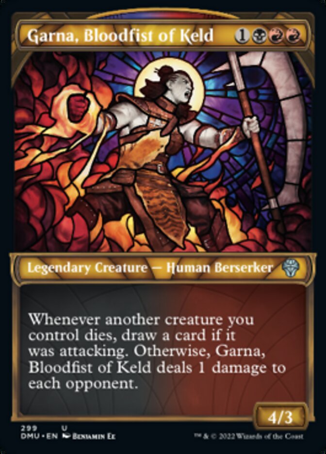 Garna, Bloodfist of Keld (Showcase) [Dominaria United] | Jomio and Rueliete's Cards and Comics
