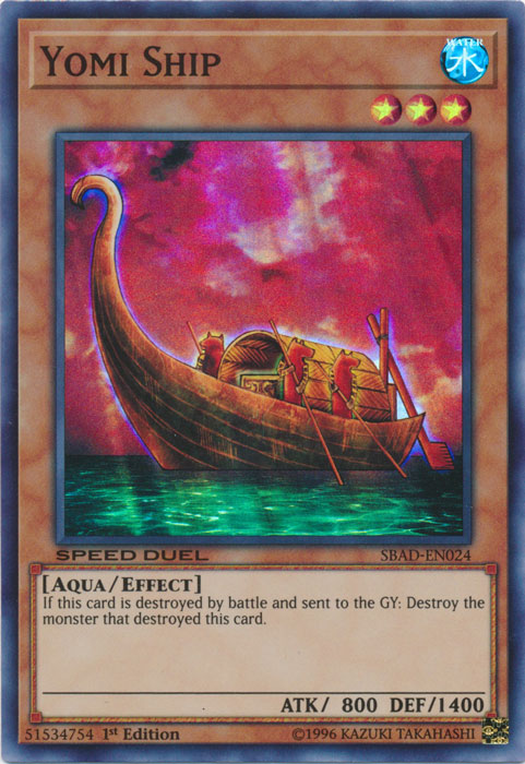 Yomi Ship [SBAD-EN024] Super Rare | Jomio and Rueliete's Cards and Comics