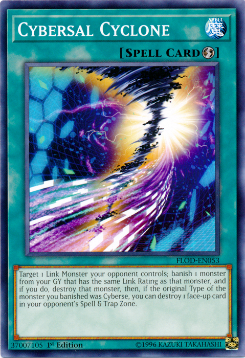 Cybersal Cyclone [FLOD-EN053] Common | Jomio and Rueliete's Cards and Comics