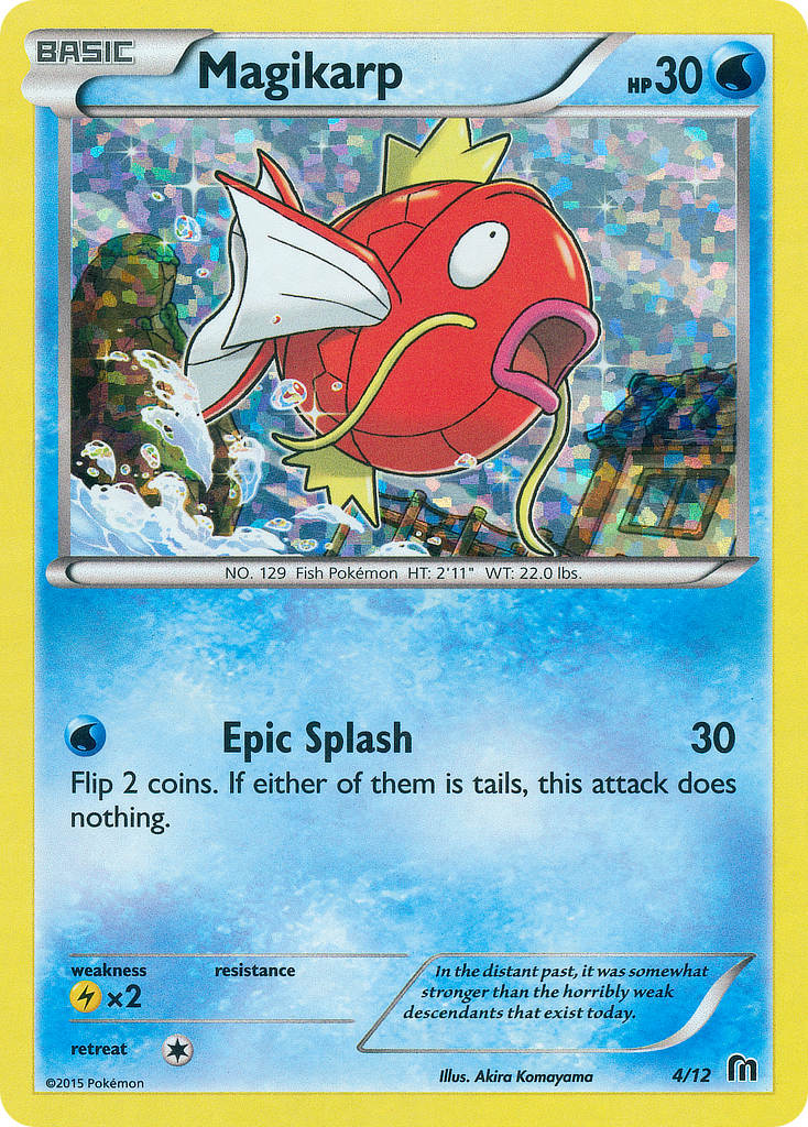 Magikarp (4/12) [McDonald's Promos: 2016 Collection] | Jomio and Rueliete's Cards and Comics