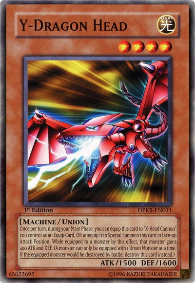 Y-Dragon Head [DPKB-EN011] Common | Jomio and Rueliete's Cards and Comics