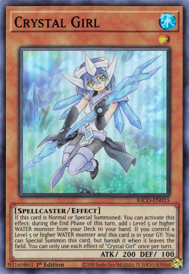 Crystal Girl (Super Rare) [KICO-EN015] Super Rare | Jomio and Rueliete's Cards and Comics