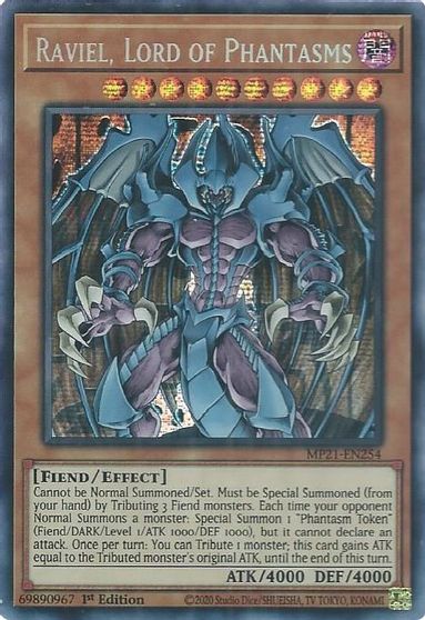 Raviel, Lord of Phantasms [MP21-EN254] Prismatic Secret Rare | Jomio and Rueliete's Cards and Comics