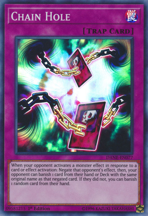 Chain Hole [DANE-EN077] Super Rare | Jomio and Rueliete's Cards and Comics