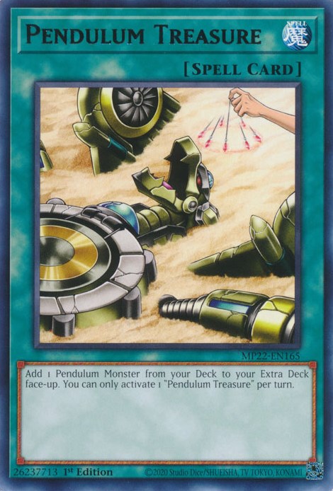 Pendulum Treasure [MP22-EN165] Rare | Jomio and Rueliete's Cards and Comics