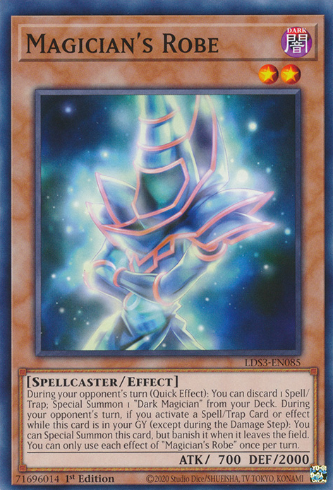 Magician's Robe [LDS3-EN085] Common | Jomio and Rueliete's Cards and Comics