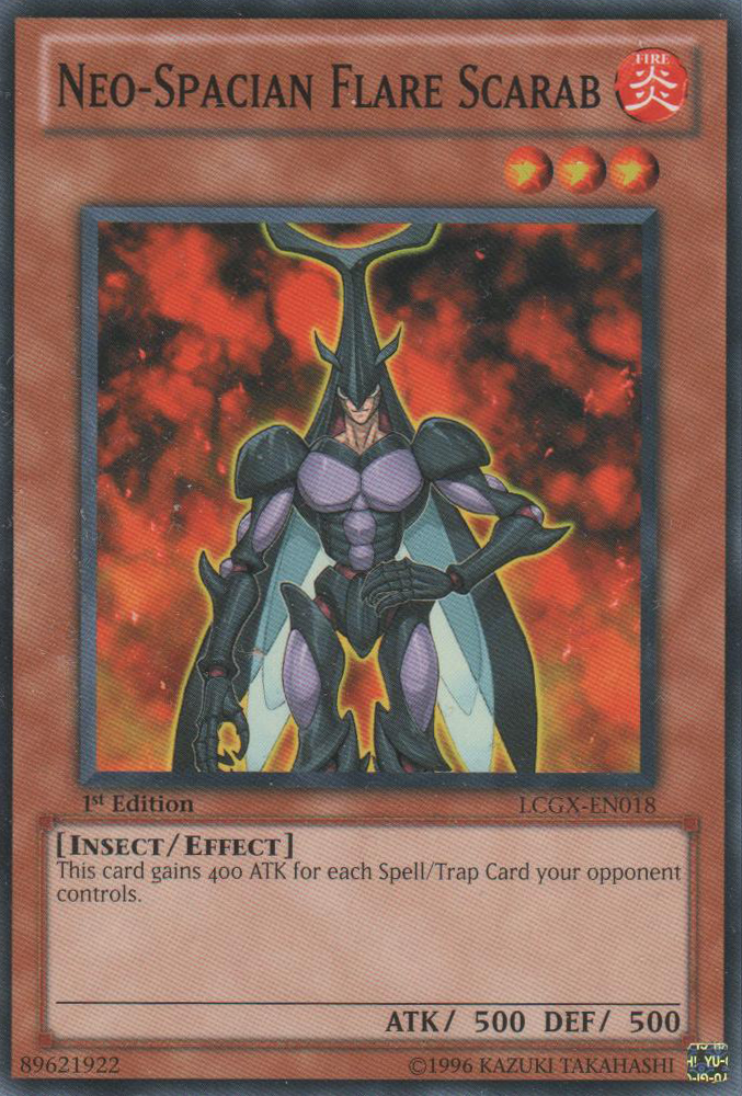 Neo-Spacian Flare Scarab [LCGX-EN018] Common | Jomio and Rueliete's Cards and Comics