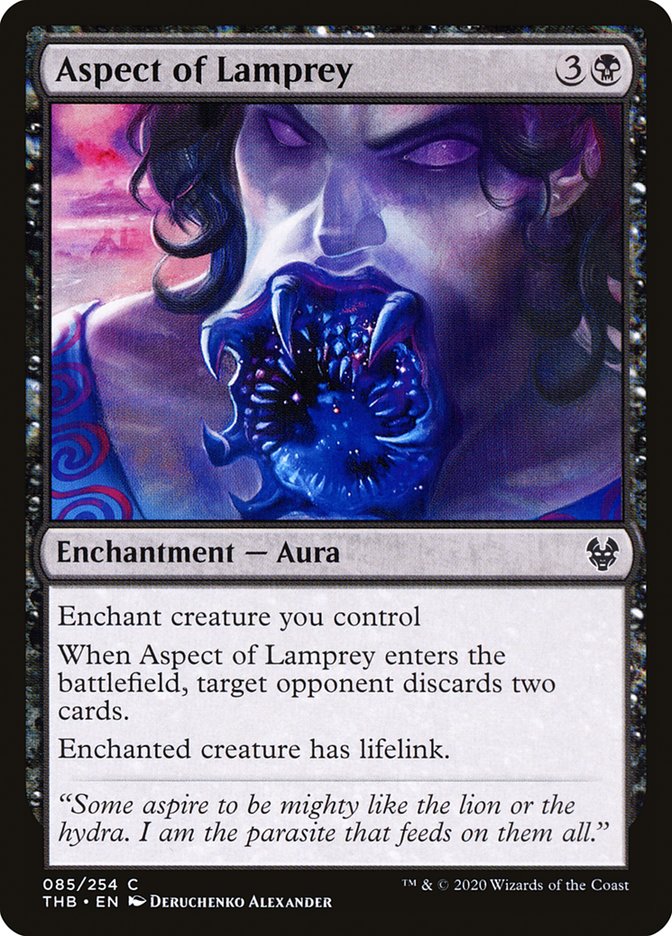 Aspect of Lamprey [Theros Beyond Death] | Jomio and Rueliete's Cards and Comics