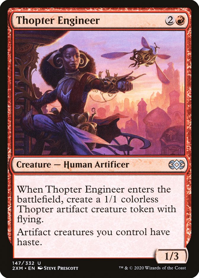 Thopter Engineer [Double Masters] | Jomio and Rueliete's Cards and Comics