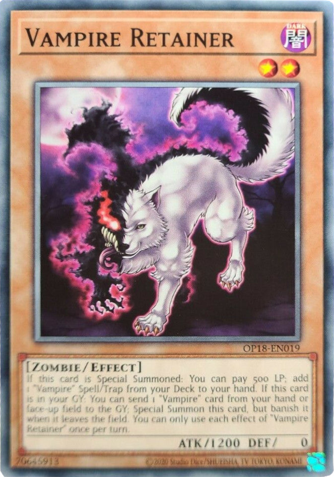 Vampire Retainer [OP18-EN019] Common | Jomio and Rueliete's Cards and Comics
