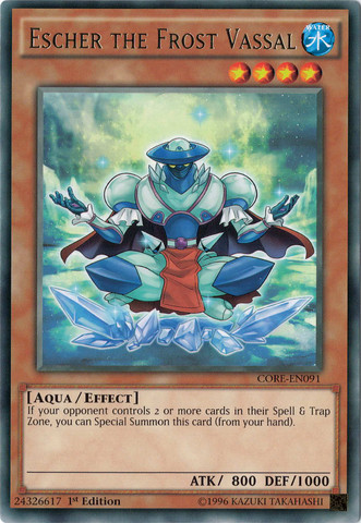 Escher the Frost Vassal [CORE-EN091] Rare | Jomio and Rueliete's Cards and Comics