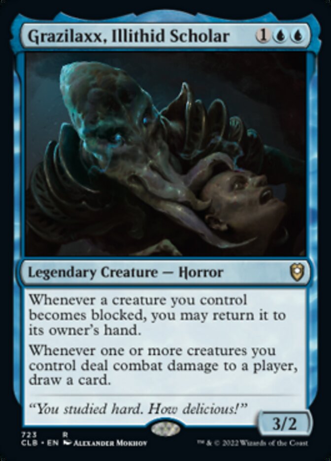 Grazilaxx, Illithid Scholar [Commander Legends: Battle for Baldur's Gate] | Jomio and Rueliete's Cards and Comics