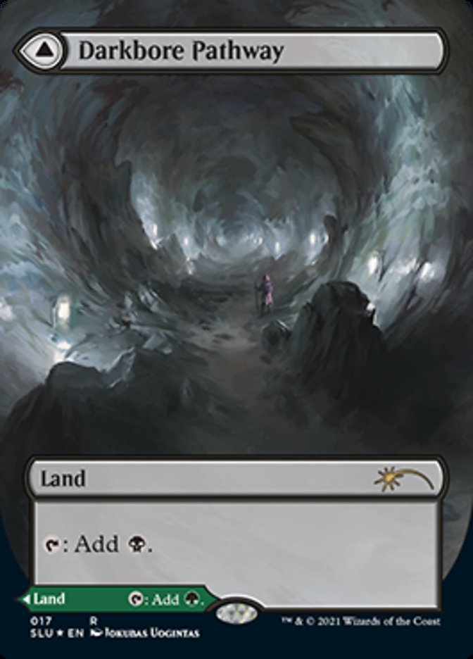 Darkbore Pathway // Slitherbore Pathway (Borderless) [Secret Lair: Ultimate Edition 2] | Jomio and Rueliete's Cards and Comics